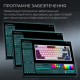 Клавіатура бездротова GamePro Asgard Valhalla QLAB Sakura Switch White With Display (MK160-W-D-QS-PRO)
