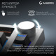 Клавіатура бездротова GamePro Asgard Valhalla QLAB Sakura Switch White With Display (MK160-W-D-QS-PRO)