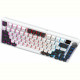 Клавіатура бездротова GamePro Asgard Valhalla QLAB Sakura Switch White With Display (MK160-W-D-QS-PRO)