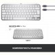 Клавіатура бездротова Logitech MX Keys Mini For Mac Minimalist Wireless Illuminated Pale Grey (920-010526)