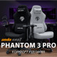 Кресло игровое Anda Seat Phantom 3 Pro Fabric Dark Gray Size L (AD18YC-06-GB-F)
