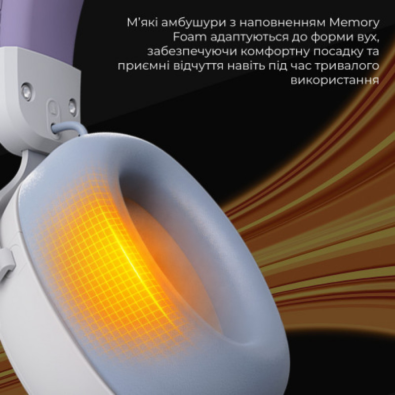 Bluetooth-гарнитура Ajazz AHM08 MAX 3-Mode White (AHM08-MAX-PWB)