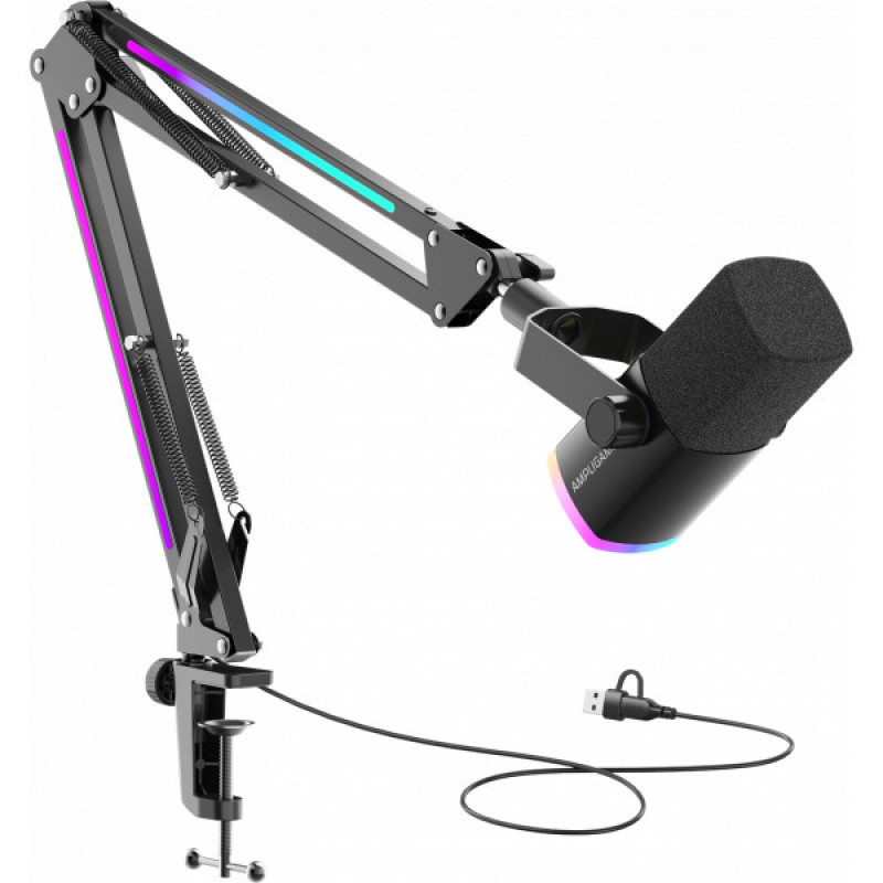 Микрофон динамический Fifine AM8PROT USB/XLR Black