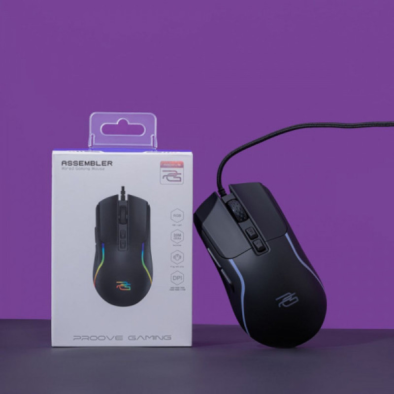 Дротова ігрова миша Proove Gaming Assembler black (CMAS00000101)