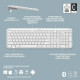 Комплект (клавиатура, мышь) беспроводной Logitech Signature Slim Combo MK950 OffWhite (920-012491)