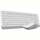 Комплект (клавіатура, мишка) бездротовий A4Tech Fstyler FG1010 White USB