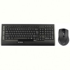 Комплект (клавіатура, миша) бездротовий A4Tech 9300F Black USB