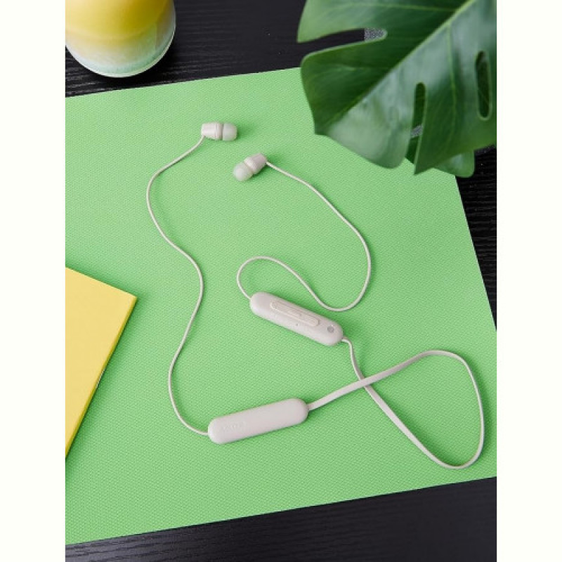 Bluetooth-гарнітура Sony WI-C100 Beige (WIC100C.CE7)