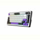Клавиатура беспроводная Hator Hellyberry HK75 Wireless White/Violet
