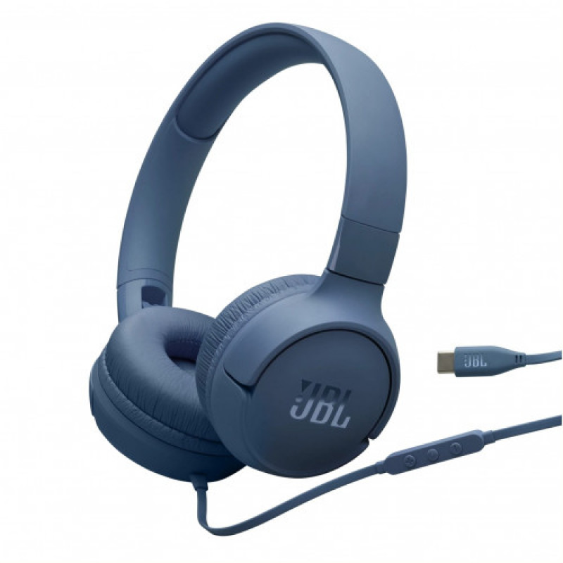 Гарнитура JBL Tune 520C Blue (JBLT520CBLU)