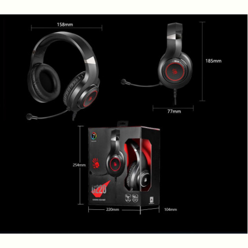 Гарнітура A4Tech Bloody G220 Black
