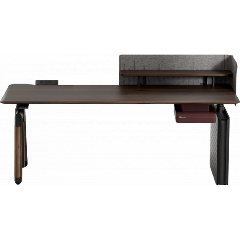 Компьютерный стол с электрорегулировкой высоты Sihoo D07 1.8m Walnut/Black