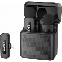 Бездротовий петличний мікрофон BOYA BY-V3 Lightning Black