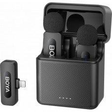 Бездротовий петличний мікрофон BOYA BY-V3 Lightning Black