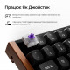 Клавиатура беспроводная Keychron K2 HE Magnetic Switch Black RGB (K2H-F1-UA)
