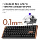 Клавиатура беспроводная Keychron K2 HE Magnetic Switch Black RGB (K2H-F1-UA)
