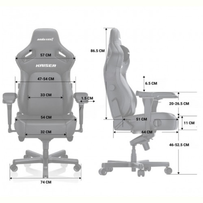 Крісло для геймерів Anda Seat Kaiser 4 Size XL Violet (AD12YDDC-XLL-20-V-PV/C)