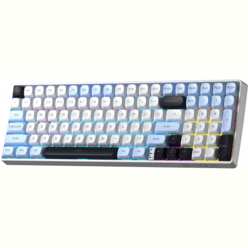 Клавіатура бездротова Aula S100pro Brown Switch White/Black (6948391205755)