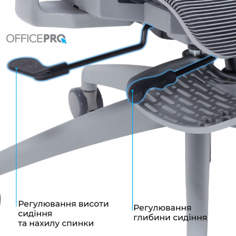 Офисное кресло OfficePro Skyline OC750-G-DG-DG