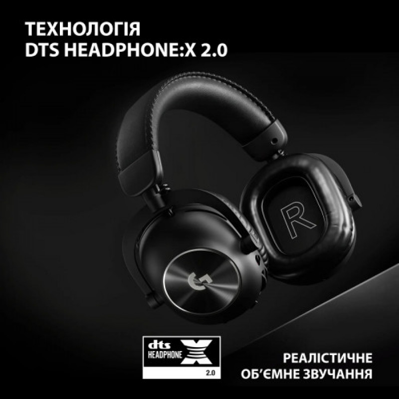 Гарнітура Logitech G Pro X2 Wireless LightSpeed Black (981-001263)