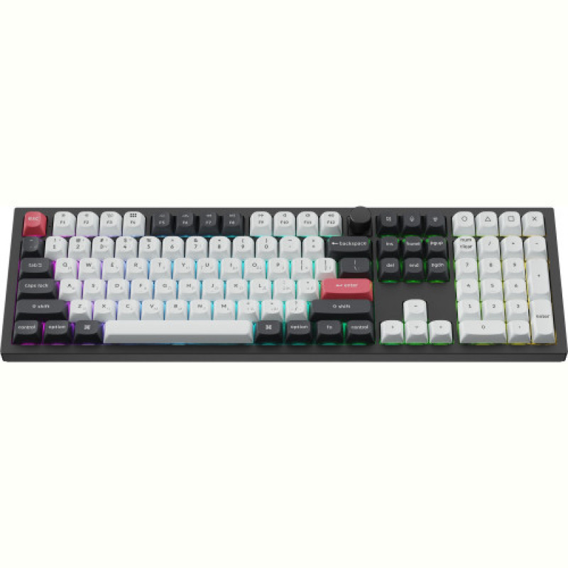 Клавиатура беспроводная Keychron Q6 HE Magnetic Switch Black RGB (Q6H-M1-UA)