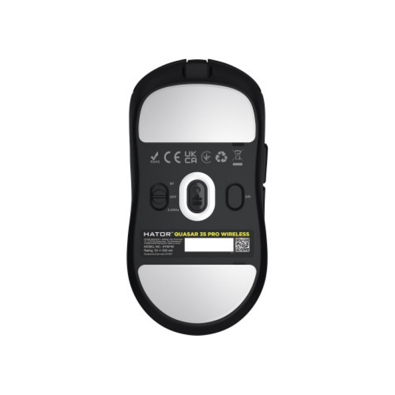 Мышь беспроводная Hator Quasar 3S Pro Wireless Black (HTM745)