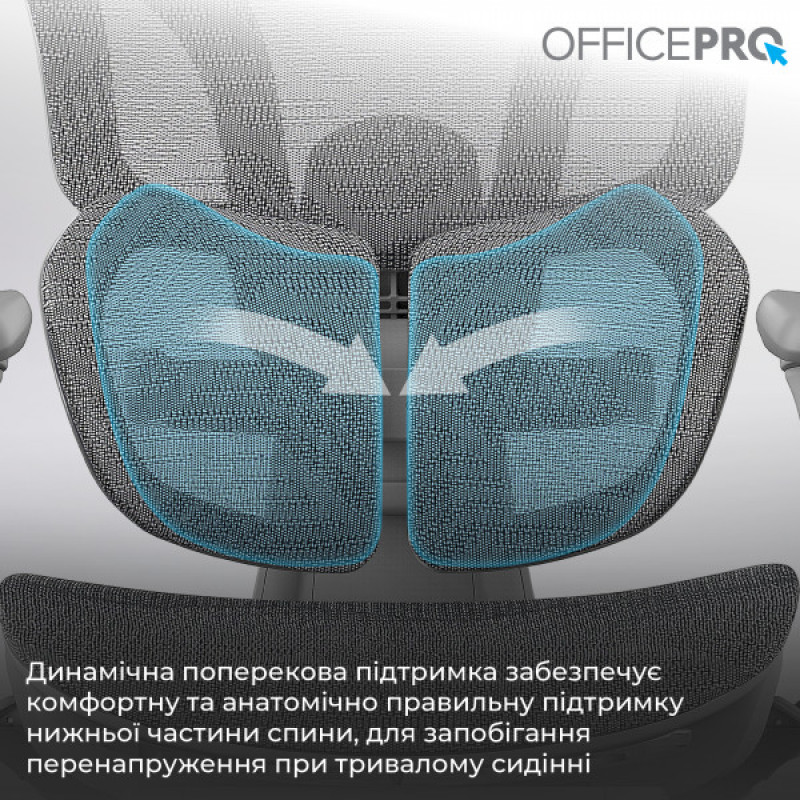 Офисное кресло OfficePro OC950G Grey