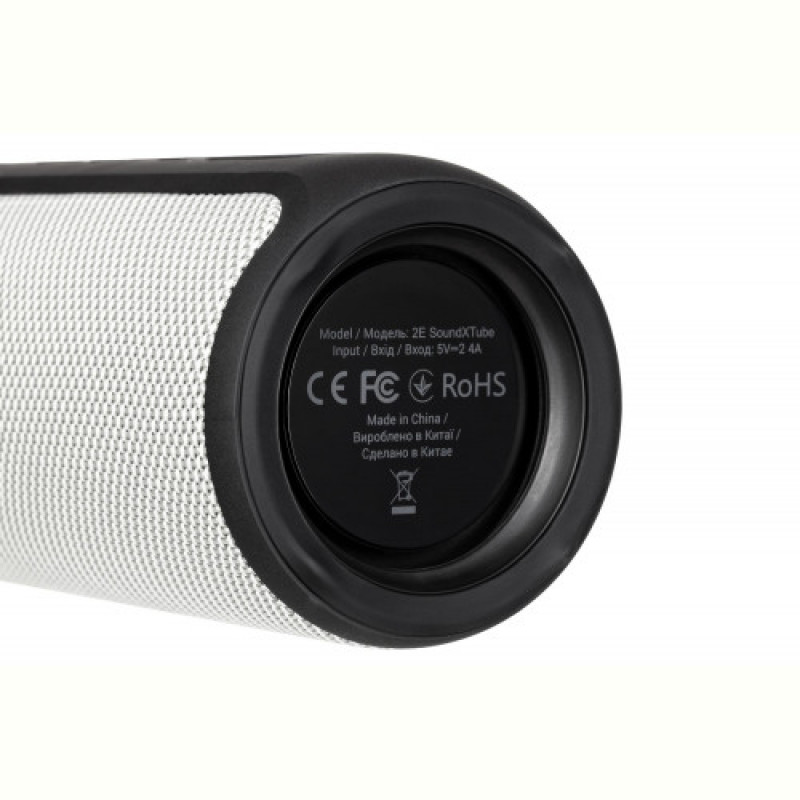 Акустична система 2E SoundXTube TWS MP3 Wireless Waterproof Grey (2E-BSSXTWGY)