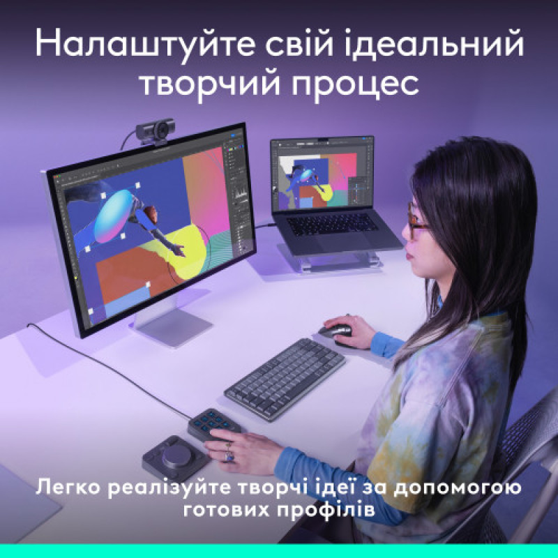 Консоль Logitech MX Creative Console Graphite (920-012931)