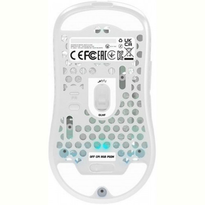Миша бездротова Xtrfy M42 RGB Wireless White (M42W-RGB-WHITE)