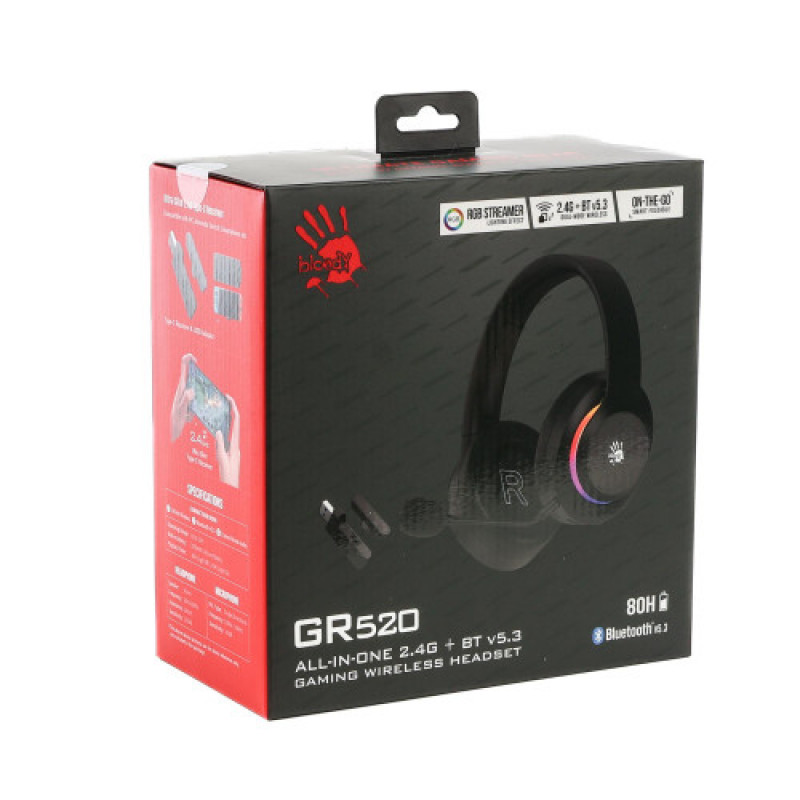 Bluetooth-гарнитура Bloody GR520 Black