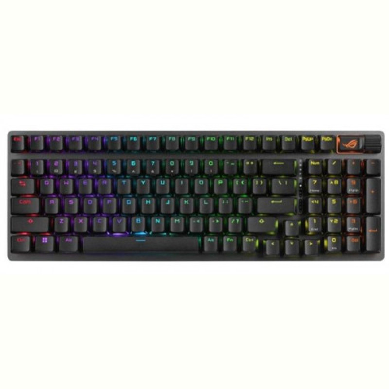 Клавіатура бездротова Asus ROG Strix Scope II 96 RGB NX Wireless Black (90MP037A-BKUA01)