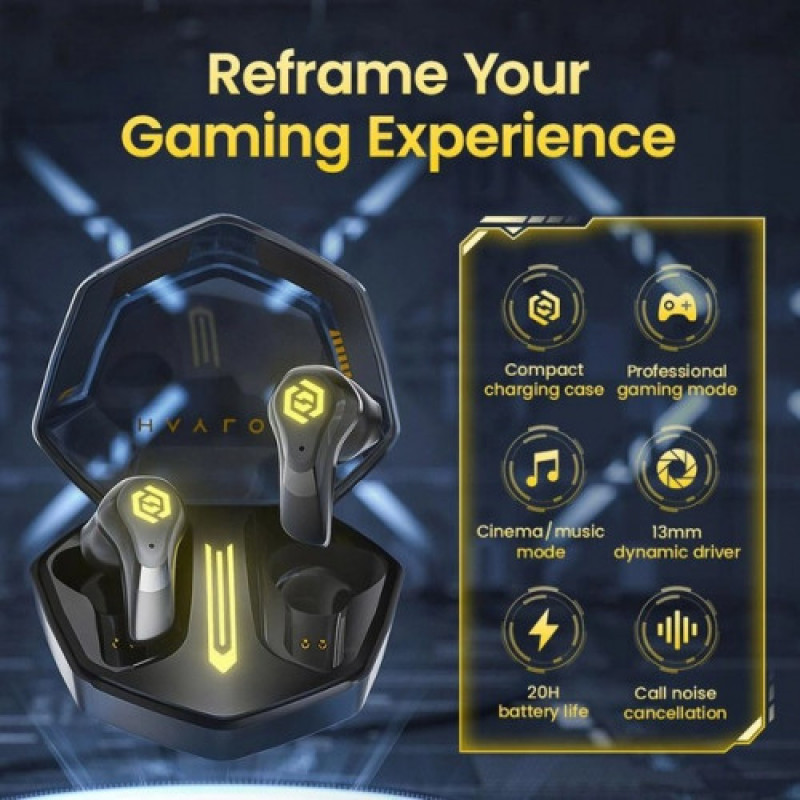 Bluetooth-гарнитура Haylou G3 TWS Gaming Earbuds Black (HAYLOU-G3)