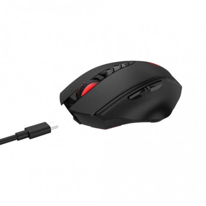 Миша бездротова Bloody R80 Plus Black