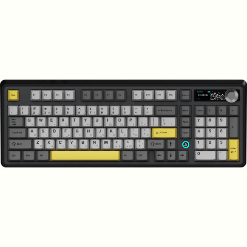 Клавиатура беспроводная Ajazz AK980 V2 Maillard Switch Black (AK980-V2-M-BGY)