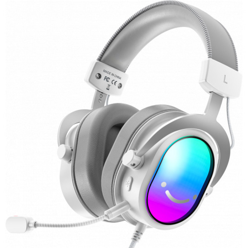 Навушники Fifine H16 7.1 White RGB