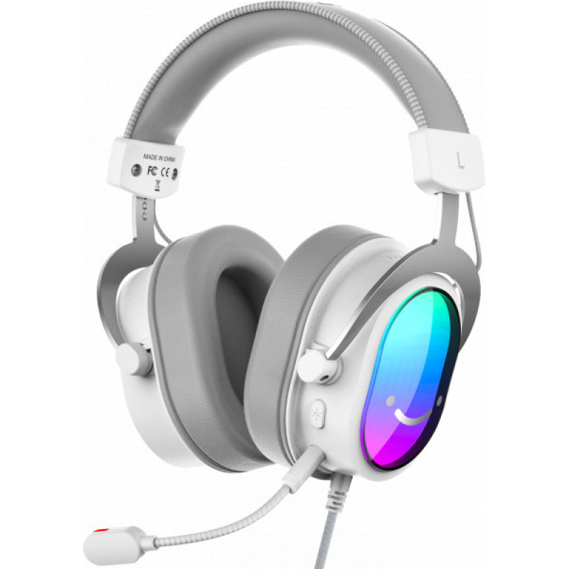 Навушники Fifine H16 7.1 White RGB
