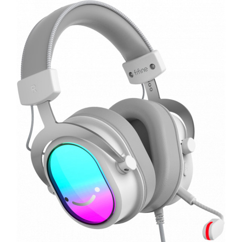 Навушники Fifine H16 7.1 White RGB