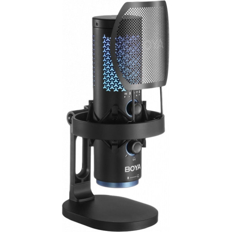 Бездротовий конденсаторний мікрофон BOYA K5-02 RGB Black