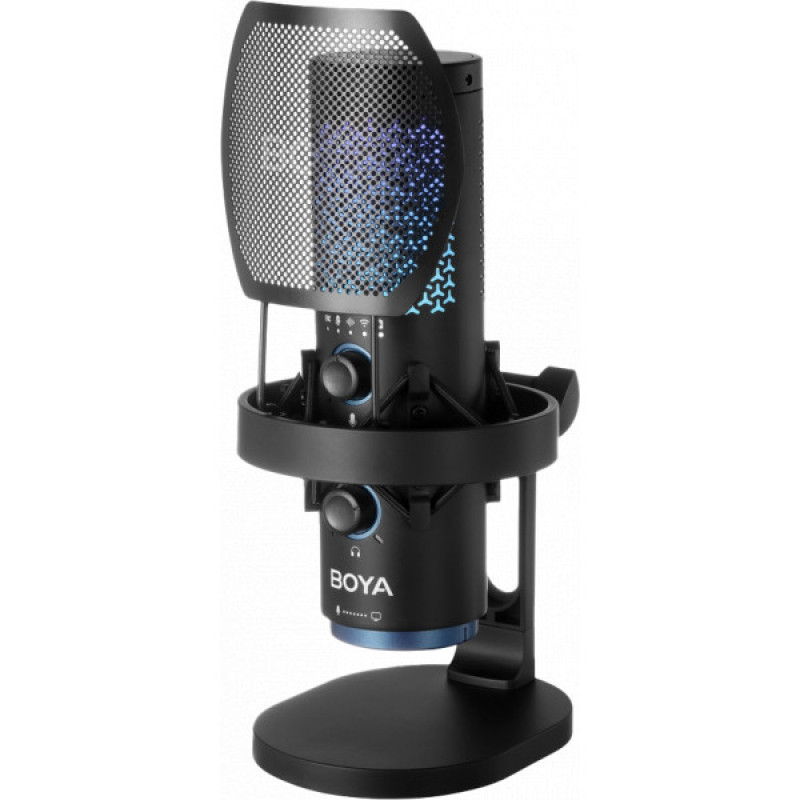 Бездротовий конденсаторний мікрофон BOYA K5-02 RGB Black