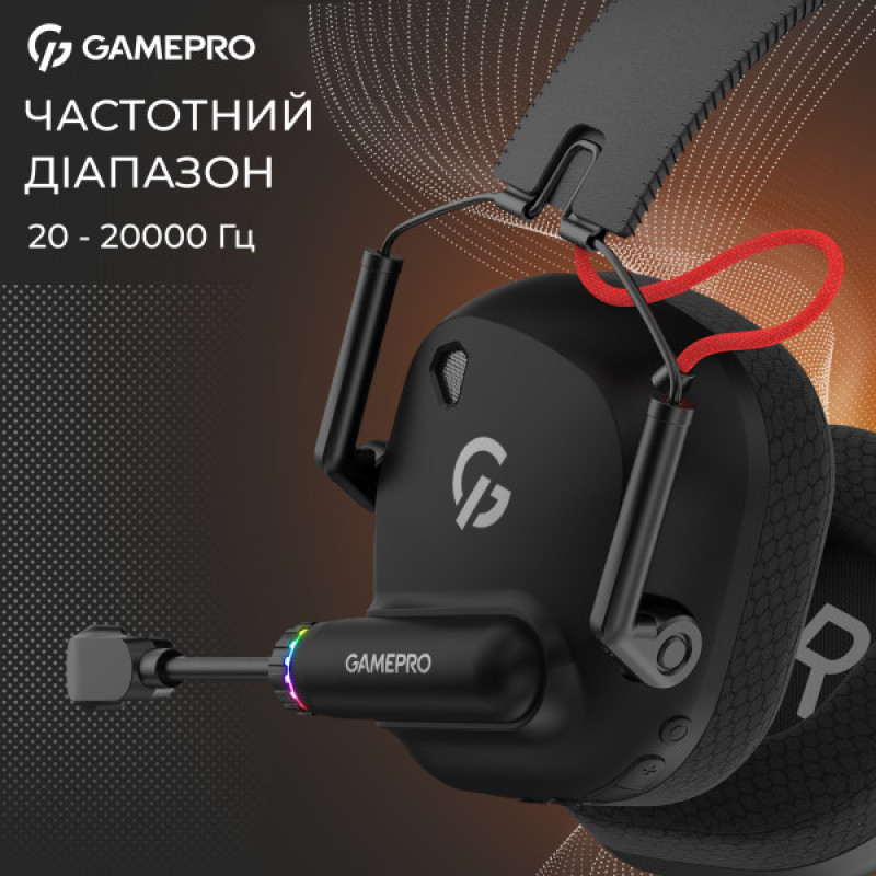 Беспроводная игровая гарнитура Gamepro Genesis Mercury Pro (HSW120B) 3-Mode