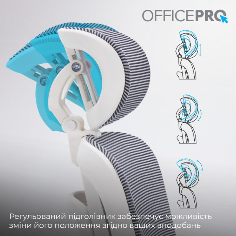 Офисное кресло OfficePro Skyline OC680-W-DG-DG