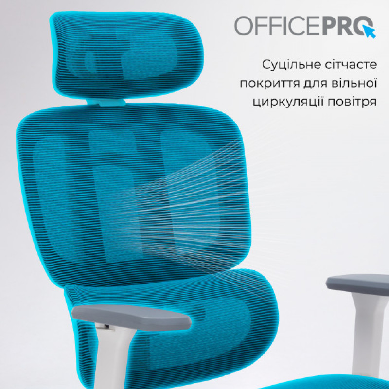 Офисное кресло OfficePro Skyline OC680-W-DG-DG
