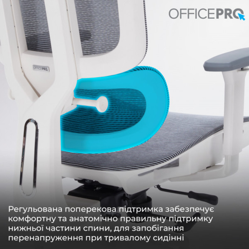 Офисное кресло OfficePro Skyline OC680-W-DG-DG