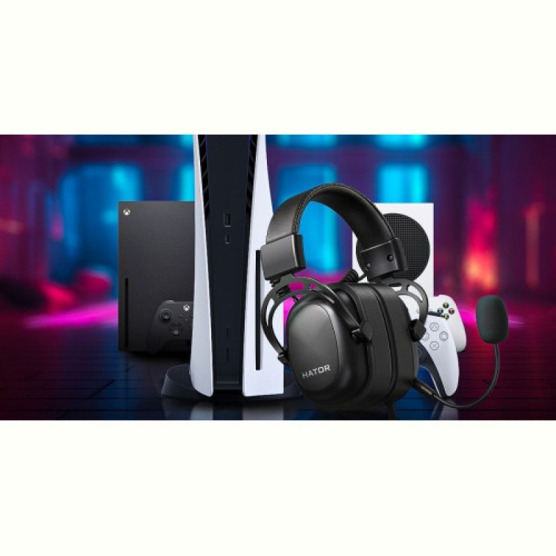 Гарнiтура Hator Hypergang 2 Black (HTA-910)