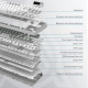Клавіатура бездротова Ajazz AK870 Plus Murad Switch White (AK870-MU-BWD)