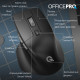 Мышь OfficePro M395B Silent Click Ergonomic Wireless Black