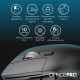 Мышь OfficePro M395B Silent Click Ergonomic Wireless Black