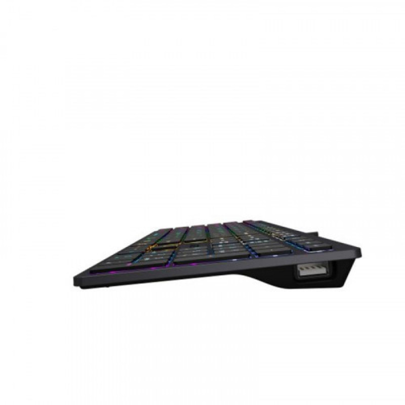 Клавіатура A4Tech Fstyler FX60H Grey Neon Backlit