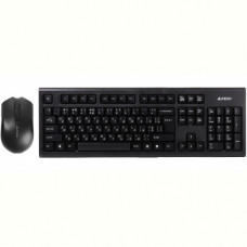 Комплект (клавіатура, миша) бездротовий A4Tech 3000N Black USB